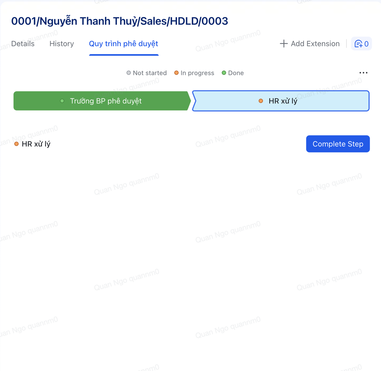Tạo quy trình xử lý phê duyệt bằng Lark Base Flow